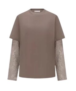 Relaxed Fit Two-Piece Round Neck Long Sleeve