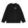 Relaxed Fit Black All-Match Long Sleeve